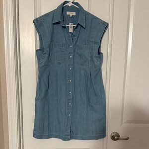 Bananna Republic Light Blue Sleeveless Dress